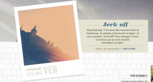 Faubourg simone, design du site web